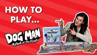 LEARN HOW TO PLAY Dog Man: Attack of the Fleas Board Game from University Games | UG STUDIOS