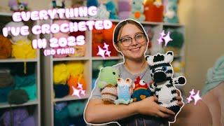 MY 2025 CROCHET PROJECTS (so far) | 20+ Amigurumi Plushies & Chit Chat