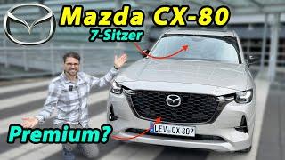 Mazda CX-80 (7-Sitzer) im Test: günstige BMW-Alternative?