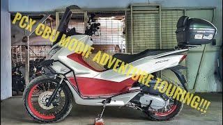 PCX CBU Murtad, Dimodif jadi Adventure Touring!!!!