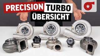 Wir stellen euch Precision Turbo vor. Die wohl größte Auswahl an möglichen Turboladern!