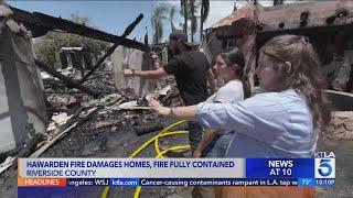 Fireworks blamed for wildfire that destroyed homes in Riverside