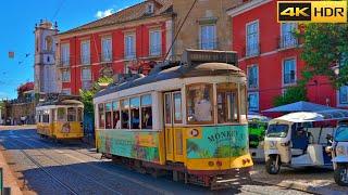 Lisbon Tram Ride - Oct 2021A Full Trip on Lisbon's Tram 28 [4K HDR]