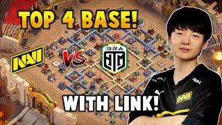 Top 4 Th16 War Base With Link | NAVI vs HTM BRA & NAVI vs Pulse Gaming | Blast Clash | Coc..