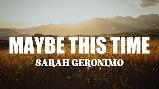 Maybe This Time - Sarah Geronimo