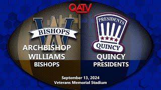 LIVE High School Football: Archbishop Williams vs Quincy (September 13, 2024)