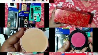 Flipkart unboxing || BLUE HEAVEN BRIDAL MAKEUP KIT RS.439 || total 11 product || #makeupkitunboxing