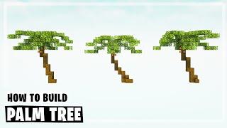 How to Build a Palm Tree in Minecraft - Tutorial + Download