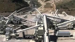 Sabor Dam Plant Crushing and Screening Plant designed by Metso Minerals Iberia