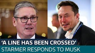 'A line has been crossed': Starmer hits back at Elon Musk's grooming gangs comments | ITV News