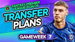 MY FIRST FPL GW7 TRANSFER PLANS!  38 Points on Wildcard...  | Fantasy Premier League Tips 2024/25