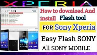 How to download Sony Xperia Mobile Flash tool|Flashing/Installatin/Ful Guide Hindi/Urdu Tutorial New