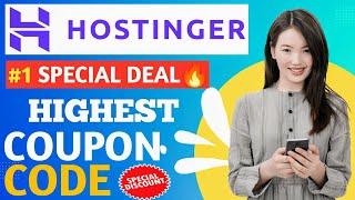 Hostinger Coupon Code Save Up To 90%OFF! Hostinger Discount Code 2024