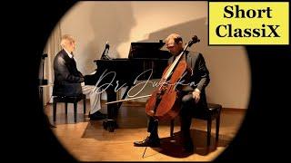 Romantic Elégie by Jules Massenet for cello (me) and piano (my 83 year old dad) - ShortClassiX