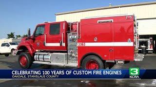 Business in Oakdale celebrates 100 years of custom fire engines