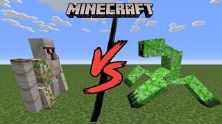 Iron Golem vs Mutant Creeper !! Who win? #12- Minecraft