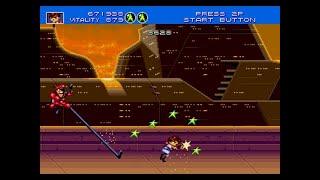 Gunstar Heroes (Sega GENESIS) Rival Boss "Smash Daisaku, Gray's Right Hand" [Red, Expert, Free]