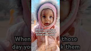 Baby woke up at 4am for a banana… mama is tired #funnybaby #grandbabies #grandma