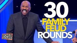 30 Family Feud Rounds With Steve Harvey