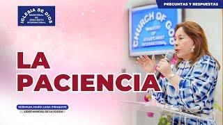 La paciencia - Proverbios 25: 15  - Hna. María Luisa Piraquive #IDMJI