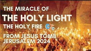 The Miracle of the Holy Fire 2024 from the Church of Holy Sepulcher, Jerusalem #holyfire #Holylight