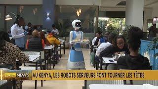 Robot waiters turn heads in Kenya,