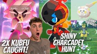 *NEW* Kubfu CAUGHT, Shiny Lucario and Shiny Charcadet Hunt in Pokemon Go!