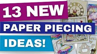 How to Make Stunning Paper Pieced Cards | Never-Before-Seen Ideas! Die cutting and PET tape ideas