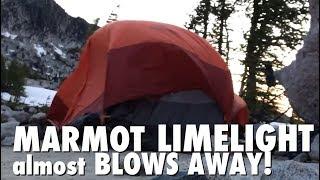 Marmot Limelight almost blows away.