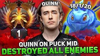 QUINN DESTROYED ALL ENEMIES on PUCK MID in 10.800 MMR!