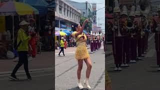 'University of Saint Anthony (USANT)' Band & Majorettes Parade | Peñafrancia Festival 2023