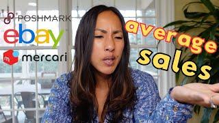 Average is Better Than Awful - What Sold on Poshmark, eBay, and Mercari!