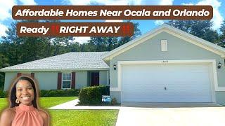 Cheap Homes Near Ocala/Orlando | 2022-2023 Marion Oaks Homes | Move-In Ready New Construction