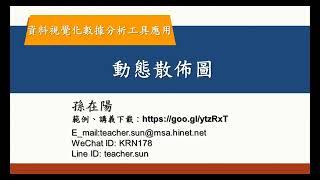 66.如何製作動態散佈圖-播放軸的設定-資料視覺化數據分析工具應用