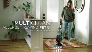 MultiClean™ Allergen Pet Rewind Upright Vacuum Feature Overview