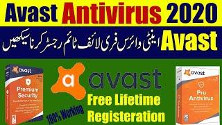 Avast Antivirus and internet security 2020 free and lifetime Registration 100 Working