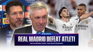 "The game we WANTED to play" Ancelotti explains | Simeone BREAKS DOWN Atleti loss to Real Madrid 