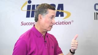 John Embree, CEO of the USPTA visits the IHRSA Live Studio at IHRSA 2016