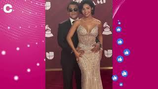 Christian Nodal y Angela Aguilar en la Alfombra Roja Latin Grammy 2024