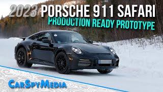 2023 Porsche 911 Safari/Dakar Spied Winter Testing As A Offroad And Rallye-Focused Prototype