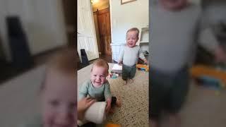 Twins fighting