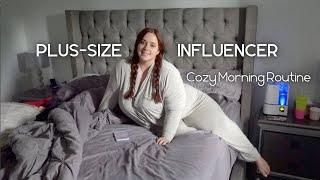 Cozy & Productive Morning Routine *Plus-Size Influencer Edition* | OliviasWorld95