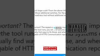 How to Enable HTTPS Communication in SCCM by Deepak #howtomanagedevices #configmgr #sccm #intune