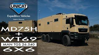 UNICAT Expedition Vehicles MD75HMB - MAN TGS 26.540 6X6 + WT69