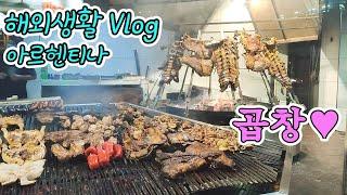   부에노스아이레스 해외생활 Vlog  진한 꼬리 곰탕과 잘익은 섞박지 | 생햄과 치즈와 와인 | 곱창 러버 모이세요 | 대형마트 장보기