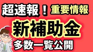 超速報・8000万円補助金新・補助金一覧これから始まる・持続化補助金・IT導入補助金・ものづくり補助金など・国民の安心・安全と持続的な成長に向けた総合経済対策【マキノヤ先生】第1985回