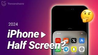 iPhone Half Screen? What is it & How to Use/Disable it? -  Fix iPhone Stuck on Half the Screen 2024