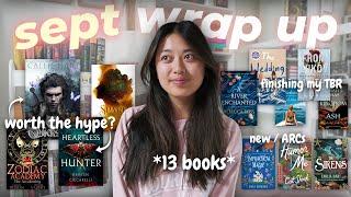 I read 13 books in September... let's talk about it | READING WRAP UP 