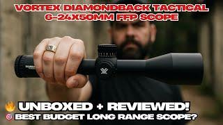 Vortex Diamondback Tactical 6-24x50mm FFP Scope – Unboxed & Reviewed! 