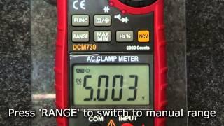 Dawson DCM730 and 731: Digital Clamp Meters